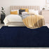 Large 4x6 Feet Ultra Soft Navy Blue Area Rugs, Thickened Memory Foam Indoor Minimalist Carpets for Living Room Bedroom