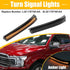 X AUTOHAUX LED Turn Signal Light Assembly for Ford F-150 2009-2014 9L3Z-17E749-AA Rear View Mirror Side Marker Lights Reflector Indicator LED Turn Signal Lamp Assembly Amber Light 2pcs by X AUTOHAUX
