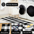 KOZYFLY Buffalo Plaid Area Rugs 27.5x43 Inches Black and White Checkered Rug, Washable Front Door Mat for Outdoor