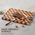 Acacia Wood Cutting Board for Kitchen Chopping Board with Grooves & Handles, Large Wooden Cutting Board for Meat