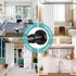 Black Shower Curtain Rod 32-80 Inch, Non-Slip Stainless Steel No Drill Spring Tension Rod for Bathroom & Window
