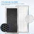 Replacement Filter, 2 Pack, Compatible with 40 Series Air Purifier, 3-in-1 H13 HEPA & Activated Carbon