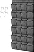 homyfort Over the Door Shoe Organizer, Hanging Shoe Rack Storage Holder with 24 Large Pockets