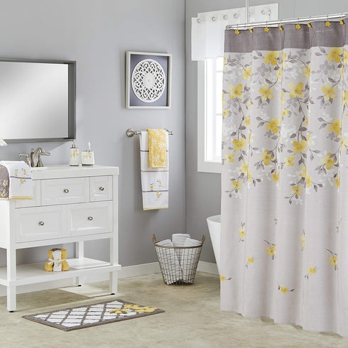 SKL Home Spring Garden Hand Towel in White
