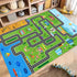 Kids Car Playmat, Kids Rug for Playroom Car Mat Town City Road