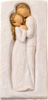 Willow Tree Embrace Plaque, Sculpted Hand-Painted Bas Relief
