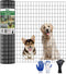 PVC Coated Welded Wire Mesh Fence, 24 in x 50 ft, 2x3