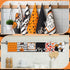 Mindsoft 36 Pcs Halloween Reusable Paper Towels Rolls Washable Bulk Halloween Boo Ghost Pumpkin Kitchen Dish Towels