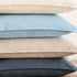 Pack 2, 24 24 Inch Foindtower of Decorative Linen Soild Throw Pillow Covers Soft Accent Euro Cushion Case Farmhouse