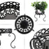 OwnMy Metal Round Plant Stand Indoor Outdoor Iron Flower Pot Holder, Heavy Duty Plant Stand Display Potted Rack