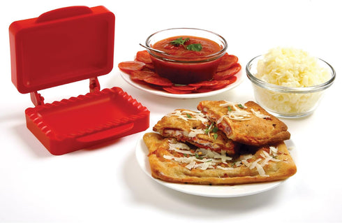 Norpro Mini Pocket Pie Mold, Red 4.75 inch x 4.5 inch/12cm x 11.5cm