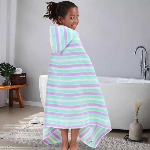 Towels(3-10Years),Absorbent VOOVA & MOVAS Kids Hooded Bath Quick Dry Lightweight Hooded Cotton Towel for Pool | Swim |