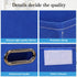 STOREONE 3 Pcs Fabric Storage Cube Bins, Foldable Organizer Container with Lids and Metal Handles for Home