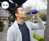 MIRA 2 Pack 17 Oz Cola Shaped Insulated Stainless Steel Water Bottle, Matte Blue