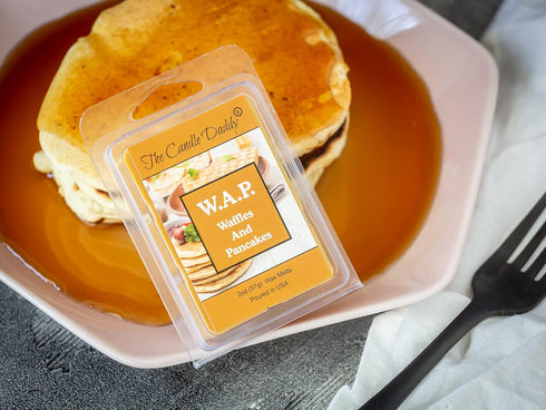 The Candle Daddy W.A.P. - Waffles and Pancakes Scented Melt, Maximum Scent Wax Cubes/Melts, 1 Pack - 2 Ounces