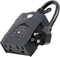 UltraPro Outdoor Dusk to Dawn Outlet Timer with Countdown, Dual Outlet Light