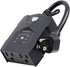 UltraPro Outdoor Dusk to Dawn Outlet Timer with Countdown, Dual Outlet Light