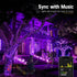 300 98FT Dimmable Brizled Smart Halloween Lights, LED Orange & Purple Color Changing String Lights APP & Voice Control