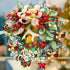 20 Pcs Christmas Mini Bow with Bells, 4 Styles - Traditional, Rustic, Whimsical, Minimalist - Red, Green, Gold Ornaments