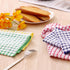 12 Pack Sets, 16 25 Inch 12 12 Inch Kitinjoy Cotton Kitchen Towels and Dishcloths x & X Dish Towels Bulk, Super Soft