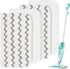 HOMEXCEL Steam Mop Replacement Pads for Shark Steam Mop S1000/S1000A/S1000C/S1000WM, 4 Pack Reusable Microfiber