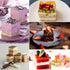 2 Pack Square Silicone Mold for Candy, Chocolate, Mousse Cake Baking, Dessert Molds for Brownies and Ice Cream