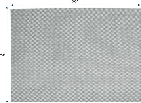 S&T INC. Under Sink Mat, Non-Adhesive Shelf Liner for Kitchen Cabinet, Waterproof Drawer Liner, 24x30 Inches, Grey