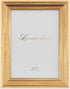 Lawrence Frames Sutter Burnished Picture Frame, 5 by 7-Inch, Gold