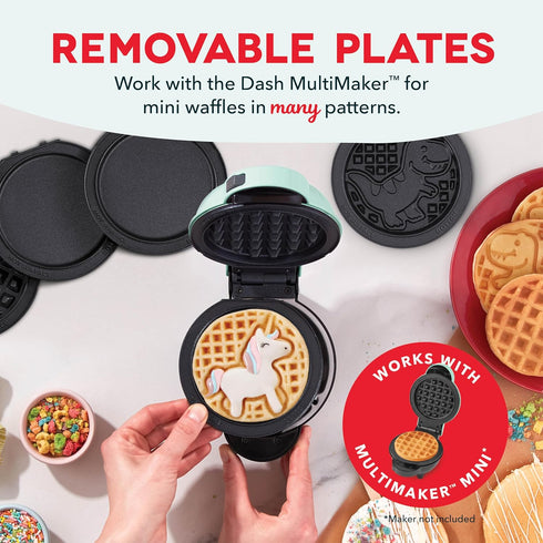Multi Maker Mini Maker System, 2pc Plate Pack - Unicorn & Dinosaur