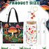 4 16oz Paterr Pcs Mushroom Gifts for Women Mushroom Lover Gift for Mother's Day Birthday Decorations, with Canvas Tote