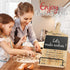 Cookbook Stand with Chalkboard Eraser, Unique Gifts for Women, Recipe Book Stand for Kitchen Counter