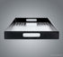17.5"x12" Home Redefined Silver & Black Glossy Crocodile Faux Leather Serving Tray Beautiful Modern Elegant Decorative