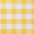 DII Checkered Napkin Set, 100% Cotton, Machine Washable, 20x20, Yellow, 6 Piece