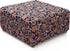 YISUN Ottoman Cover Square, Stretch Printed Ottoman Slipcover Square, Thick Storage Ottoman
