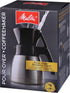 Set 42 Set Melitta Pour-Over Coffee Brewer & Stainless Steel Carafe with Coffee Filters, Ounce