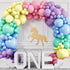 100 Pastel Balloons for Parties 10 Inch Latex Decorations for Easter or Rainbow Supplies - Blue, Purple, Yellow,