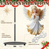 Countertop Shellwei Christmas Angel Paper Towel Holder with Round Base Christmas Bathroom Decor Xmas Gifts Rustic Angel