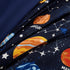 Set 4 Set Toddler Bedding - Pieces Toddler Comforter for Kids Boys, Glow in The Dark Space Bed in A Bag with Sheets