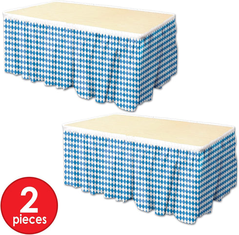 Beistle Oktoberfest Table Skirting, Pack of 2