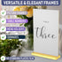 5x7 6 pack, Luxurious Acrylic Gold Frames, Stunning Photo Displays, Enhance Your Event Ambience with Exquisite Gold