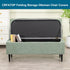 CRFATOP Waterproof Jacquard Ottoman Stool Cover Stretch Folding Storage Footstool Bench Slipcovers Upholstered Foot