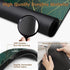 Golden Banana Leaf Emerald Green Coffee Mat for Countertop, 2 Pcs Dish Drying Mat for Kitchen Coffee Bar Accessories,