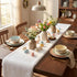 60 inches duduta White Faux Fur Table Runner Long, Fluffy Dresser Runner Covers Coffee Table Runner Spring Easter Decor