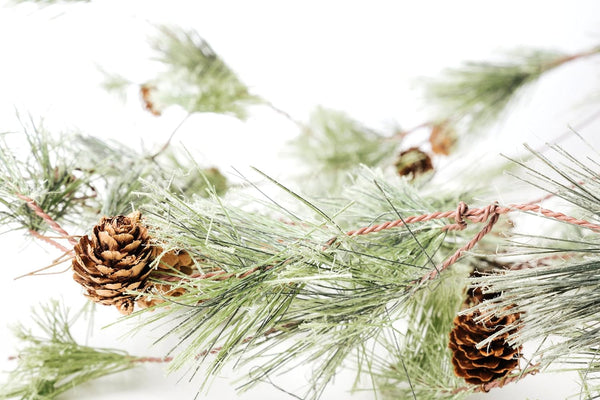 CraftMore Smokey Pine Garland, 6 Feet