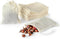 DAJLFA 20 PCS Reusable Tea Bags, Empty Muslin Sachet Bags with Drawstring, Spice
