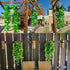 Ageomet 3pcs Artificial Hanging Plants, 3.6ft Fake Ivy Vine for Indoor Outdoor Wall House Room Decoration (No Baskets)