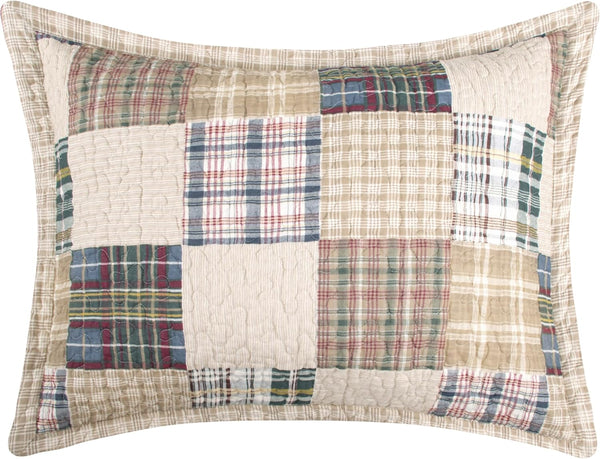 Greenland GL-1304ES Oxford Standard Sham-Multi, Multicolor