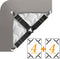 Sheet Straps Clip Triangle: 2-Set Elastic Fitted Bedding Sheet Fasteners Holder for Bed Band Crib Mattress Pad