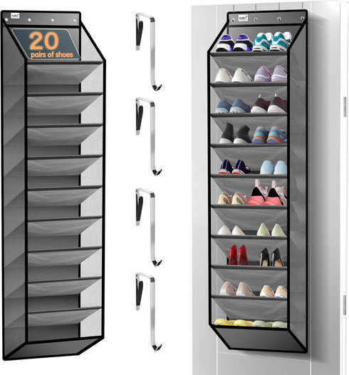 Kotkn 10 Tier Over The Door Organizer - Heavy Duty Hanging Storage Rack