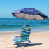 AMMSUN 47 inches 360-degree 50+, XL Chair Umbrella with Universal Clamp Adjustable and Swivel UPF Portable Clamp on